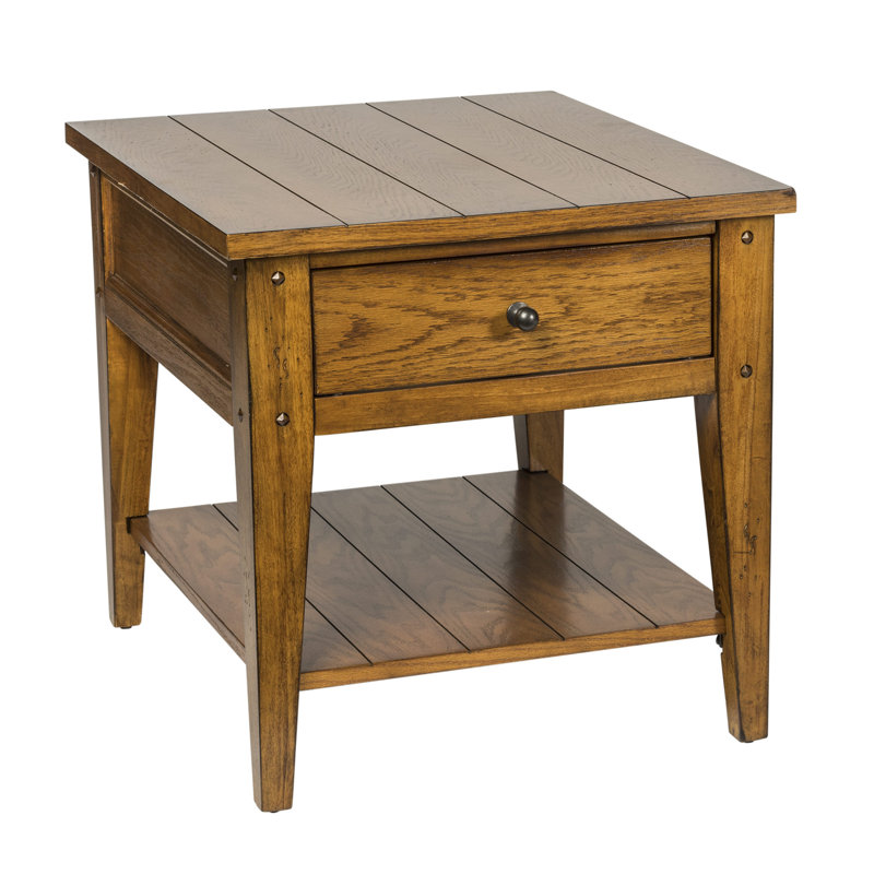 Foundstone™ Barrow End Table with Storage & Reviews Wayfair